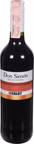 Вино Дон Сімон Мерло 0,75 л сух. червон. 12,5