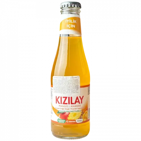 Вода мін. KIZILAY 200мл газ. Манго та ананас (Туреччина)