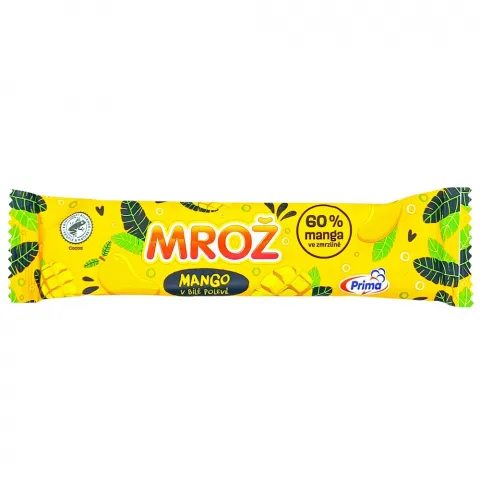 Морозиво Prima Манго в білій глазурі 54г (Чехія) И788
