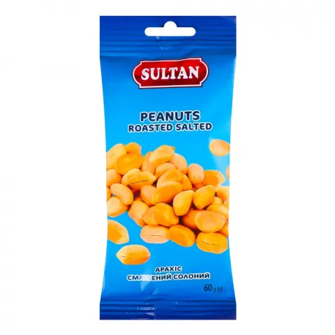 Горішки Sultan Арахіс 60 г пак. солоний