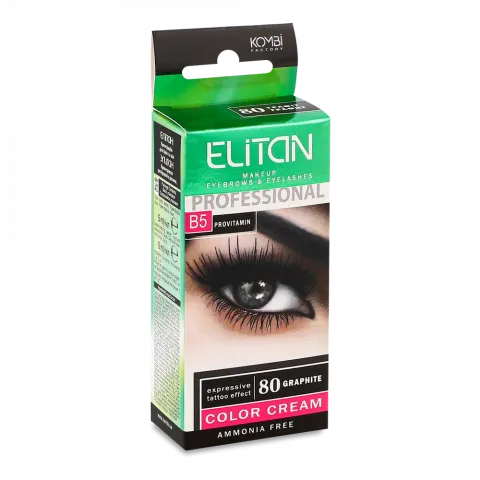 Фарба д/брів та вій Елітан  21 Чорна кава