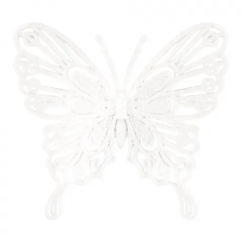 Прикраса ялинкова Метелик пластик 9,5 см 4412