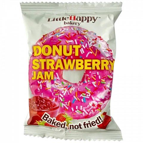 Пончик LittleHappy 60 г з полун. джемом И365 (Болгарія)
