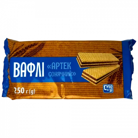 Вафлі Субота 250 г Артек сонячний