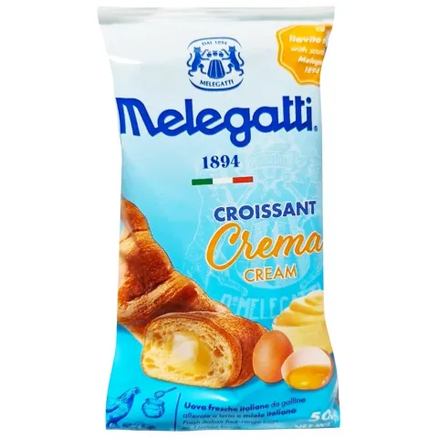 Круасан Melegatti 50 г з кремом (Італія)