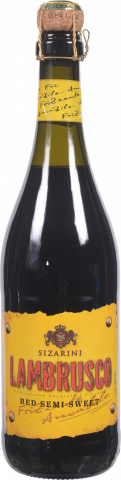 Вино ігристе Sizarini Lambrusco 0,75 л н/сол. червон. 8