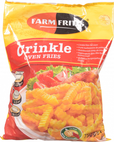 Картопля фрі Farm Frites 750 г хвиляста (Нідерланди) И343