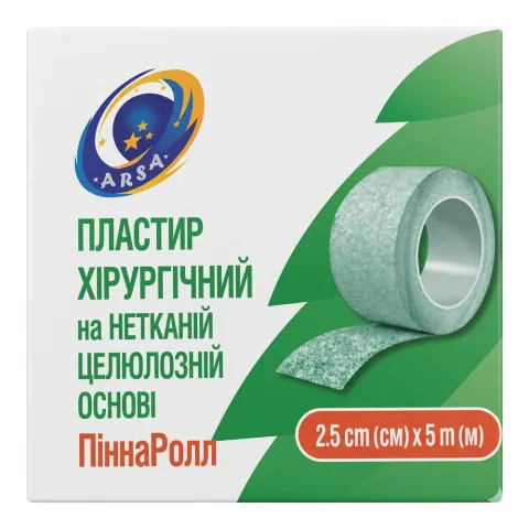 Пласт. хірург. ПіннаРолл 2,5см х 5м на нетканій основі