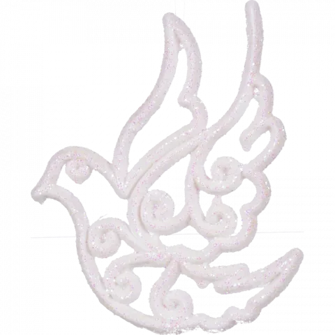 Прикраса ялинкова Голуб пластик 4498