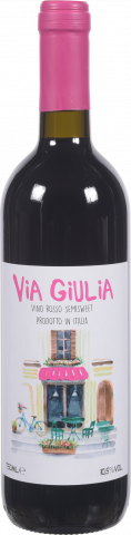 Вино Віа Джулія Антика 0,75 л н/сол. червоне