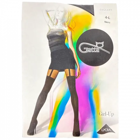 Колготи жін. фантазійні Girl-up 01 04 nero