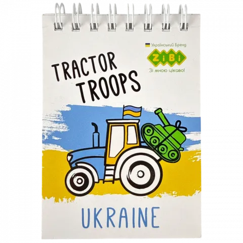 Блокнот KIDS Line А-7 на пружині зверху 40 арк. Animals картонна обкладинка