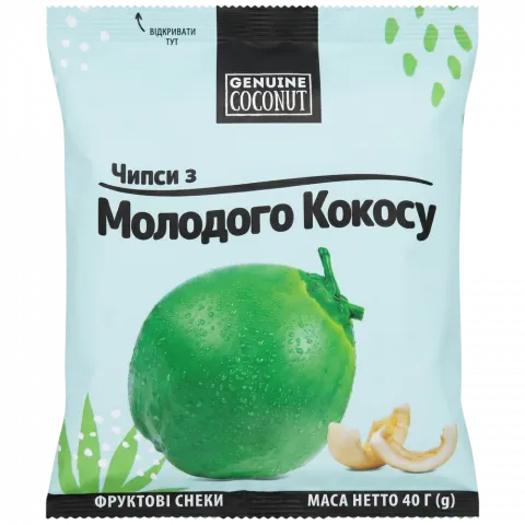 Чипси з молодого кокосу (Наш імпорт) 40 г