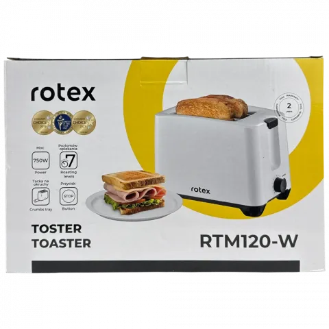 Тостер Rotex RTM120-W