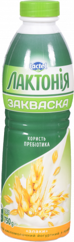 Напій йогуртний з лактулозою Лактонія Закваска 1,5 750 г злаки