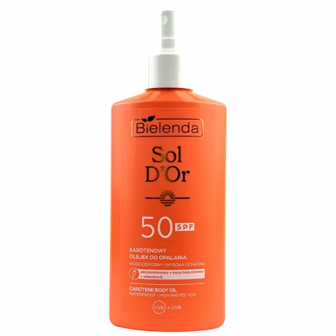 Олія д/тіла  Bielenda 150 мл сонцезах. з каротином SPF50