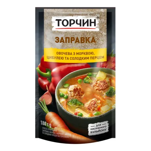 Заправка Торчин 180 г д/пак. Овочева