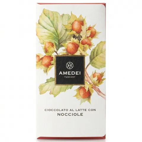 Шоколад Amedei 50 г молочний з фундуком И905 (Італія)