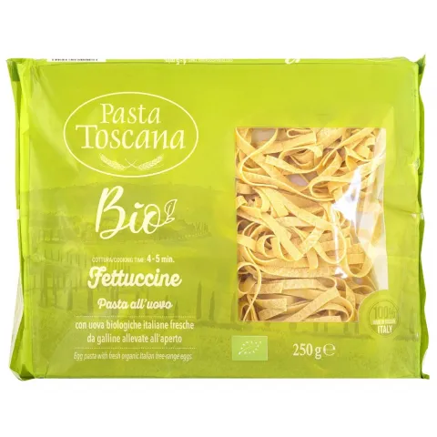 Макарони Pasta Toscana 250г Фетучіні яєчні (біо) (Італія)