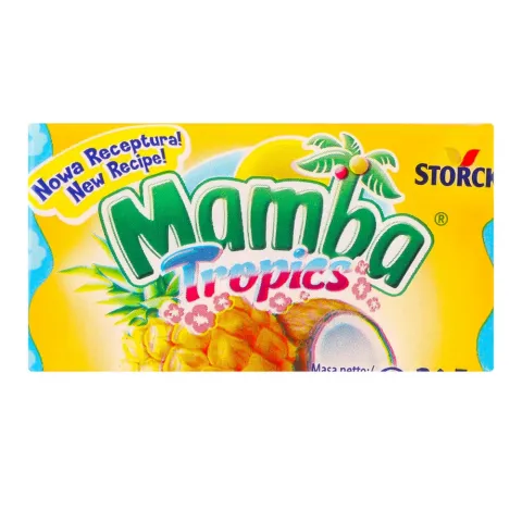 Жувальні цукерки Mamba 26,5 г Асорті тропікс