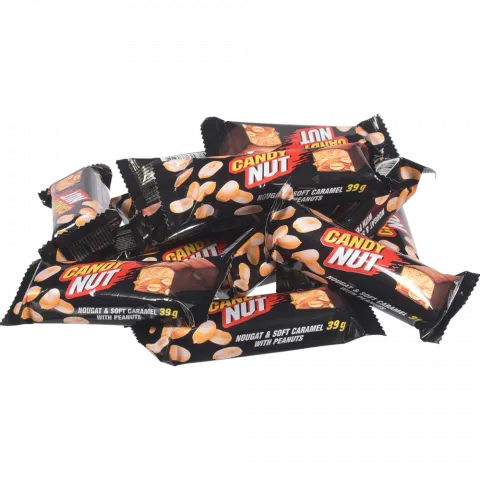 Цукерки Рошен Candy Nut нуга та карамель з арахісом ваг.