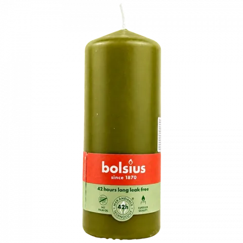 Свіча Bolsius 150/58 зел. 42 год. арт. 103614606970