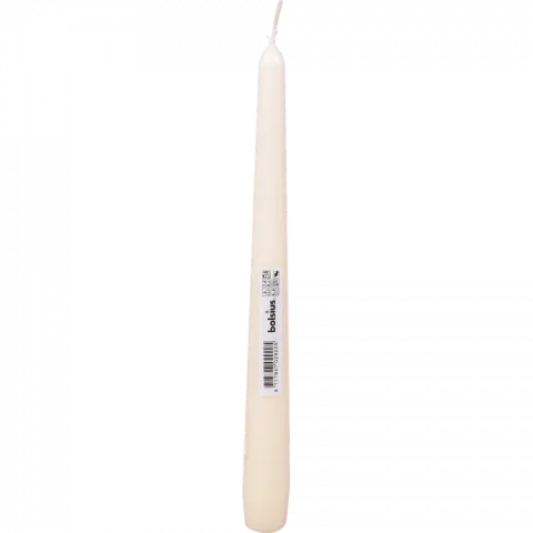Свіча Bolsius конічна 245/24 1 шт. кремова арт. 103600359705