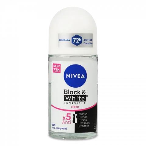 Дезодор Nivea 50 мл кульк. Невидима Чистота жін. 82240