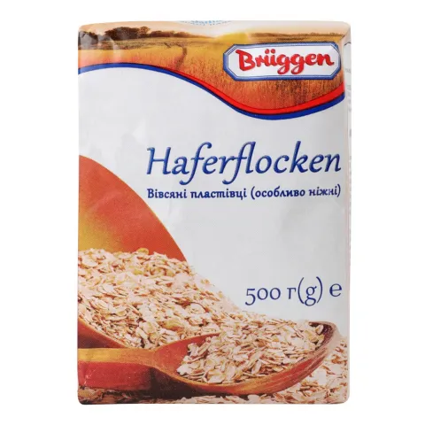 Пластівці Bruggen 500 г пак. Вівсяні особливо ніжні