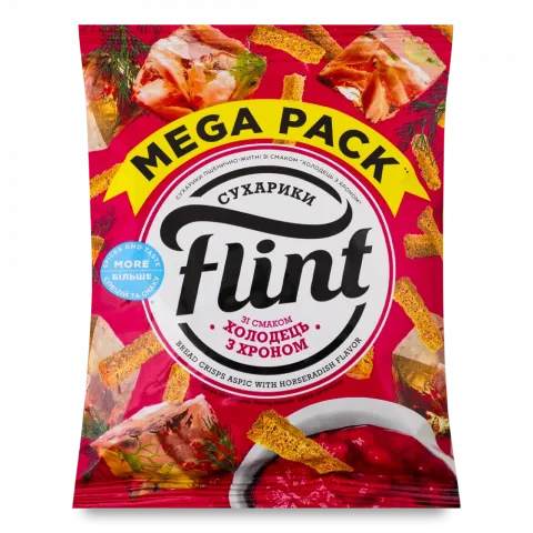 Сухарі Флінт 100/110 г пшен.-житні. Холодецьзхроном