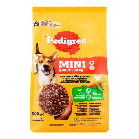 Корм д/собак Педігрі 500 г з птицею та овочами