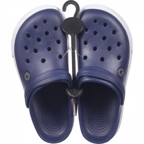 Взуття літнє Luofu чол. (сабо) F2133-13 темно-синє (біла полоска) И457