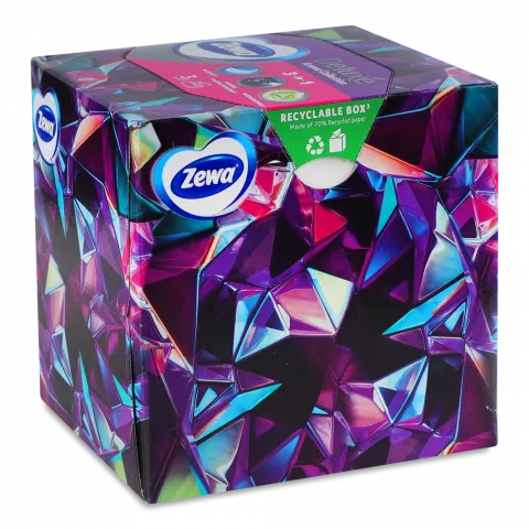 Серветки в кор. Zewa 60 шт. Deluxe Aroma Collection