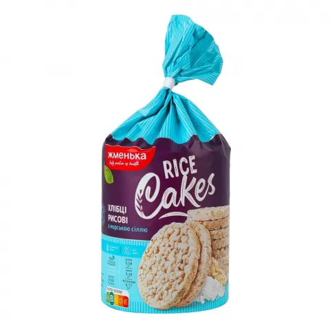 Хлібці Жменька 100 г рисові з морською сіллю