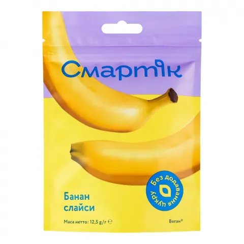 Банан Смартік 12,5 г сублімований слайси
