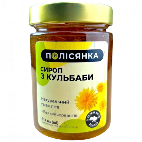 Сироп Полісянка 314 мл з кульбабки