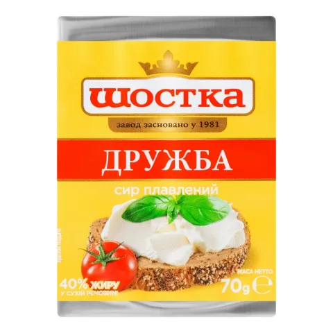 Сир Шостка плавл. 70 г Дружба