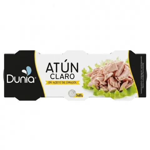 Тунець жовтоперий DUNIA 3х80г в/о салатний И421(Туреччина)