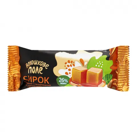 Сирок в шок. глазурі Волошкове поле 36 г з джем. Карамель