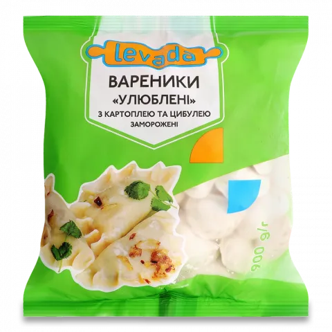 Вареники Левада 900 г З картоплею та цибулею