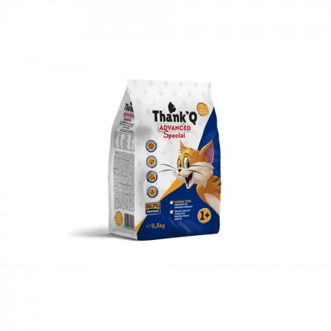 Корм д/котів THANKQ PREMIUM 0,5кг Курка И433 (Румунія)