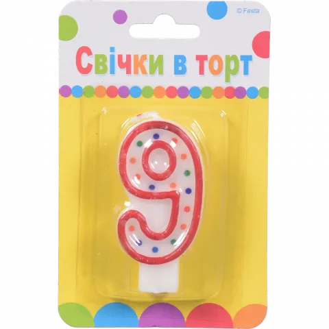 Свічка Party Favors 9