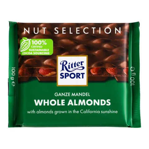 Шок Ріттер Спорт 100 г Цільний мигдаль (Німеччина)