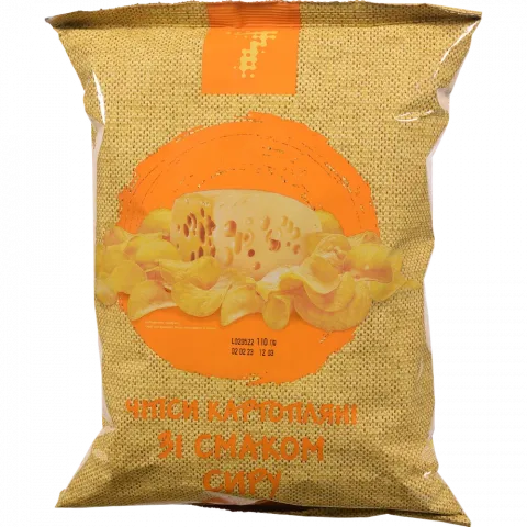 Чипси 7` 110 г зі смаком сиру`