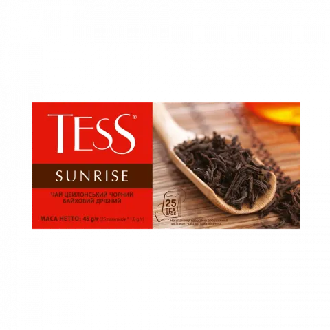 Чай Тесс 25 шт. чорн. Sunrise