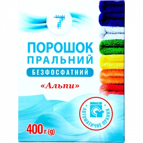 Порошок 7` 400 г автомат Альпи безфосф.`