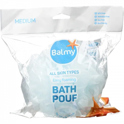 Мочалка Balmy Naturel Бант синтетична,середня 02502