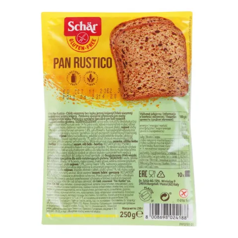 Хліб Dr. Schaer Pan Rustico 250 г багатозерн. без глютену