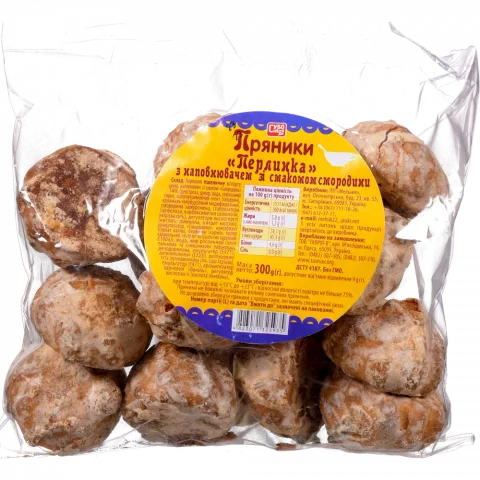 Пряник Субота 300 г Перлинка зі смаком смородини