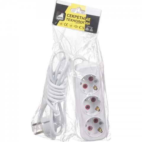 Секретні технології Подовжувач 3 вх./2 м/заз.